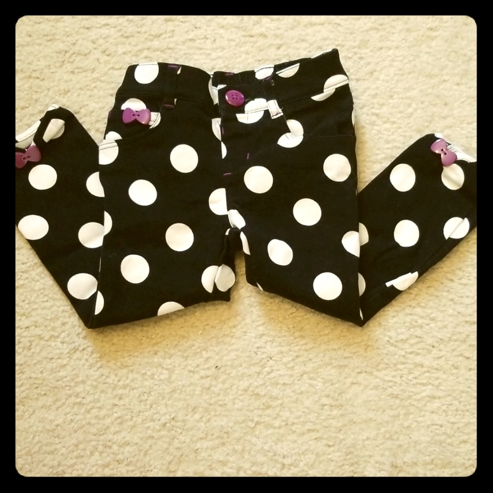 Gymboree toddler polka dot pants 18-24 months